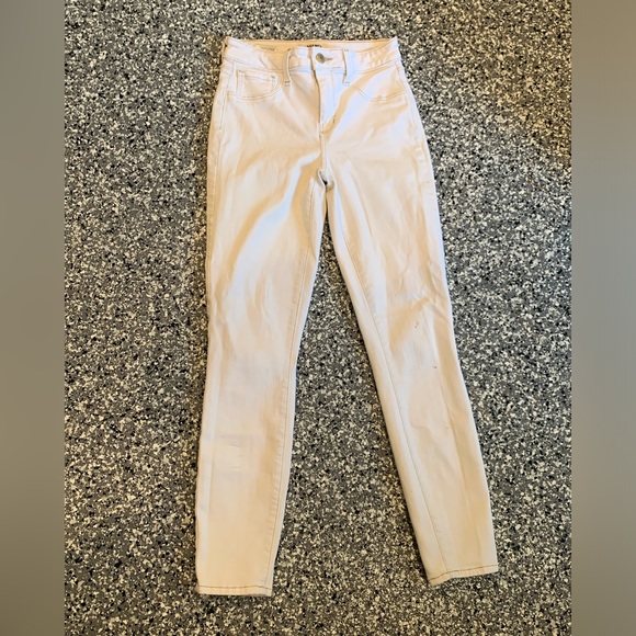 L'AGENCE DENIM MARGOT JEANS IN CREAM - Picture 1 of 7